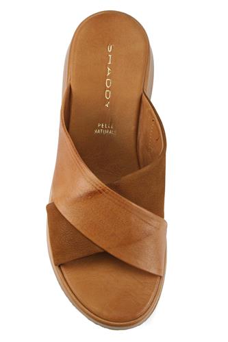 Sandal Platform Brown Leather Nubuck