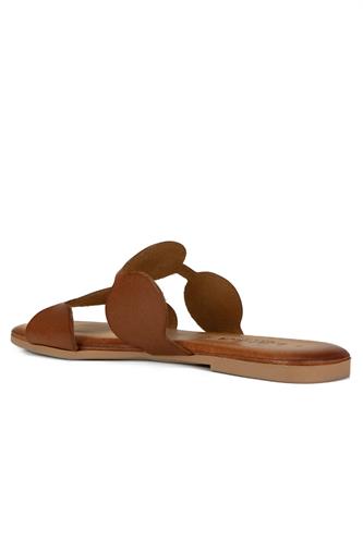 Slipper Brown Leather