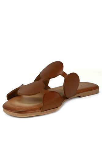 Slipper Brown Leather