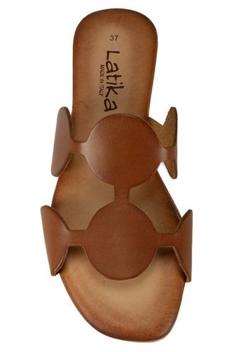 Slipper Brown Leather