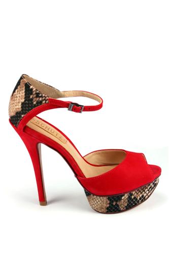 SCHUTZSandal Red Python