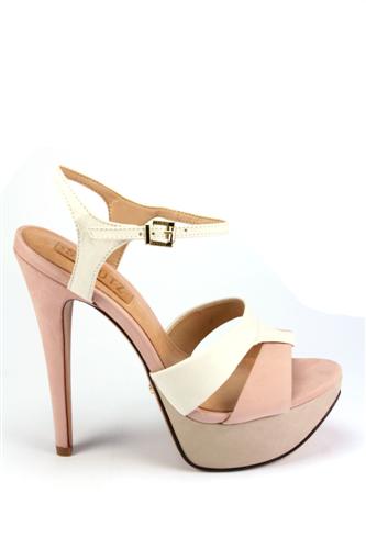 SCHUTZSandal Pink White Cream