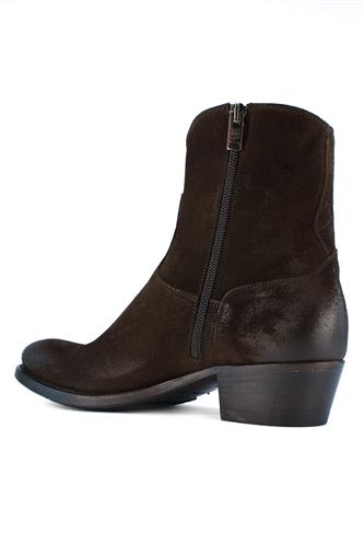 National Ebony Brown Aged Suede