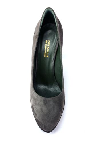 Decolletè Grey Suede