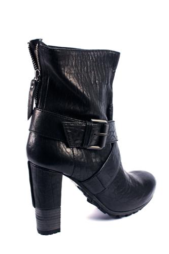 Ankle Boots Black Leather