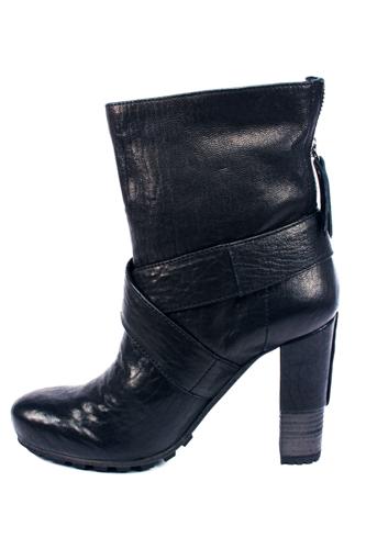 Ankle Boots Black Leather