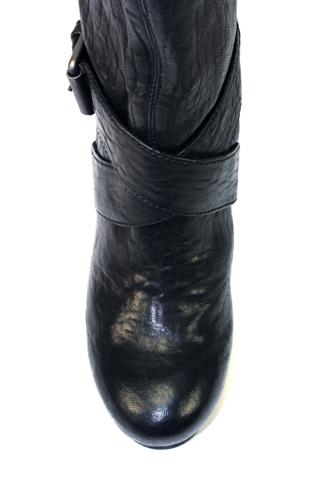 Ankle Boots Black Leather