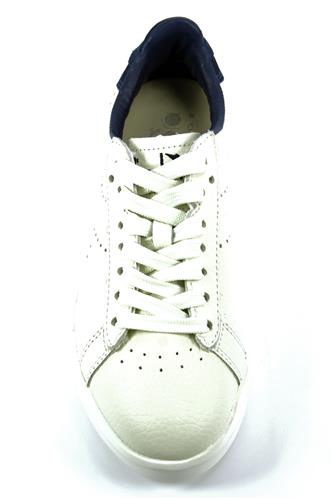 Game Saltire Navy White Leather