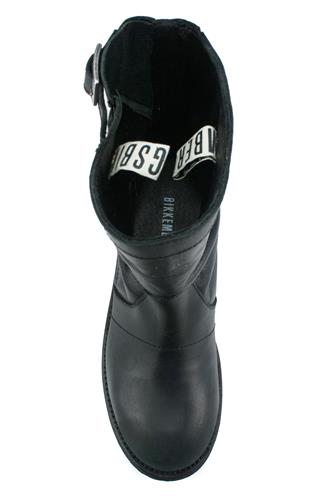 Biker Medio Pelle Used Nera