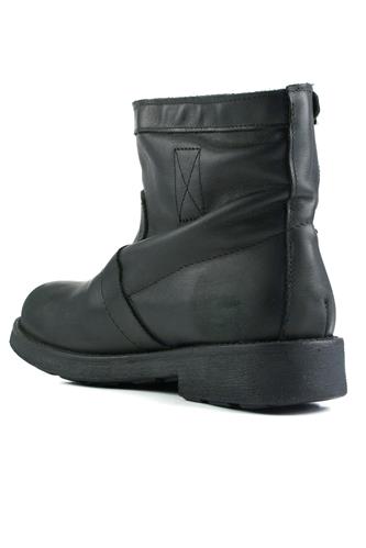 Biker Basso Pelle Used Nera