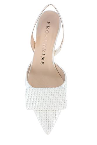 Chanel Tacco Basso Raffia Pelle Bianca