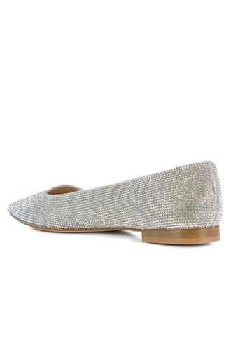 Crystal Silver Glittered Leather