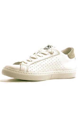 2SD White Leather Ice Suede Details