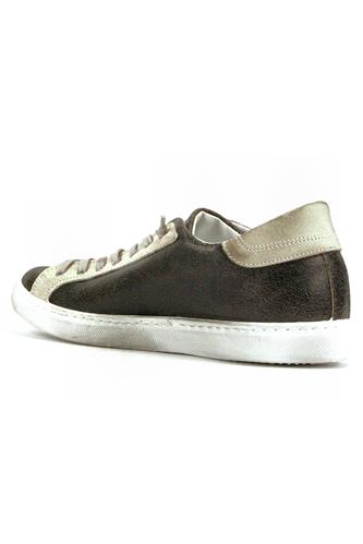 2S Low Brown Cracklè Ice Suede
