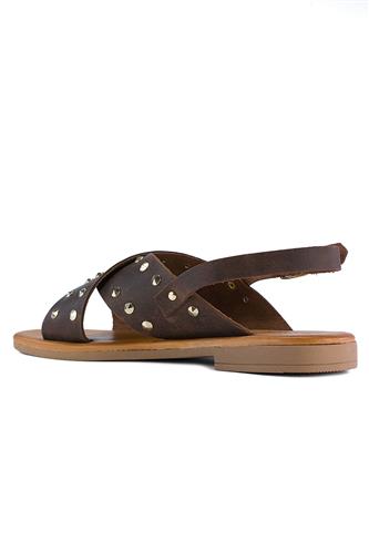 Nab Brown Nabuk Studs