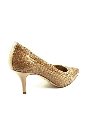 Decollete Beige Desert Wove Leather