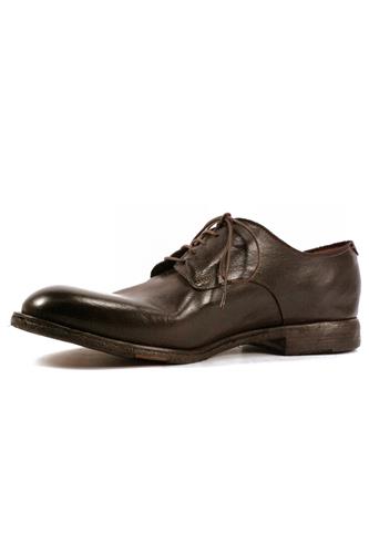 Lace-Up Brown Buffalo Leather