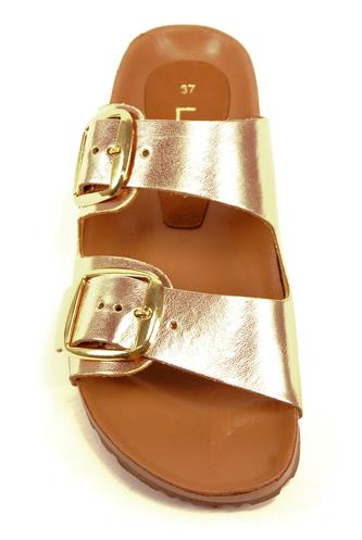 Fussbett Sandal Pink Powder Laminate