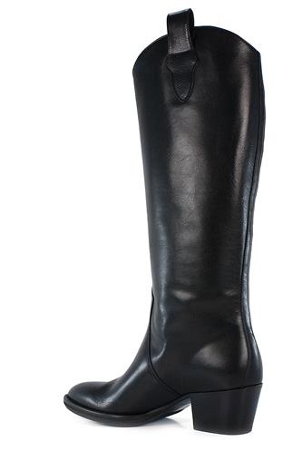 High Boot Wild Black Leather