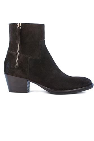 Peach Brown Suede Double Zip, TRIVER FLIGHT