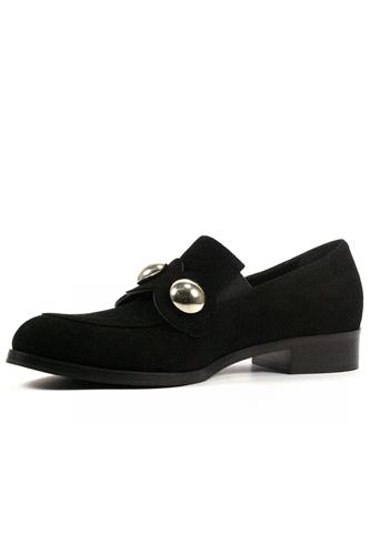 Mocassino Boule Camoscio Nero