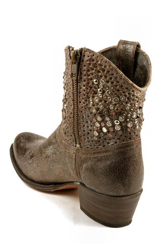 Deborah Studded Grey Crackle