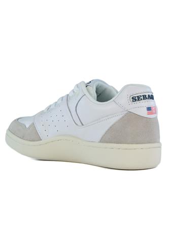 Hurricane White Leather Beige Camel Suede