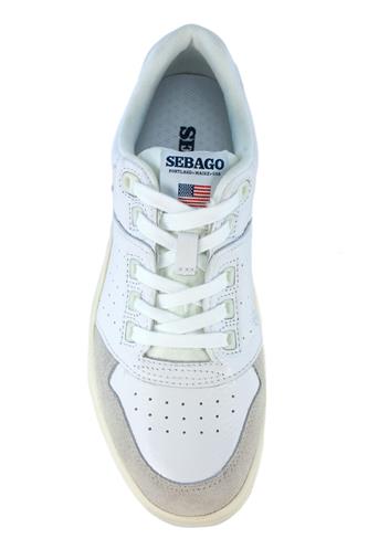 Hurricane White Leather Beige Camel Suede