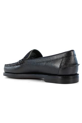Dan Rice Vamp Wild Black Rice Grain Leather
