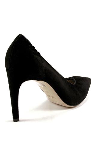 Decollete Soft Suede Black Elastic Profile