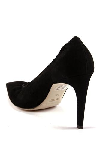 Decollete Soft Suede Black Elastic Profile