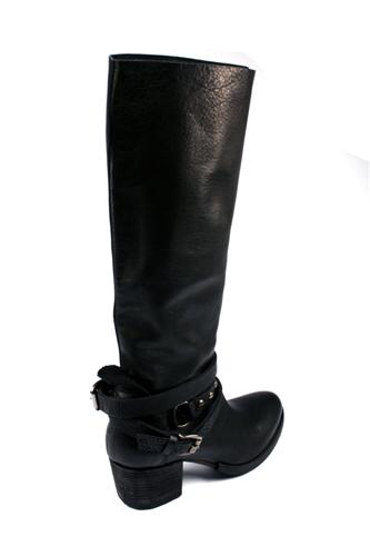 Boots Black Leather