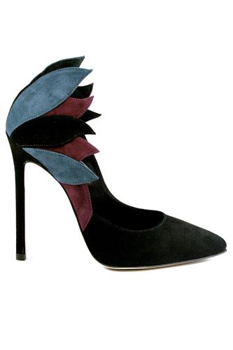 GIBELLIERIAir Patchwork Suede Black Blue Wine