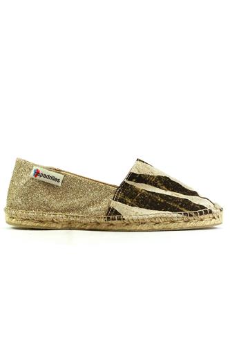 ESPADRILLESAlpargata Camou Canvas Gold Glitter