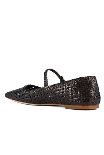 Ambra Coffee Woven Leather
