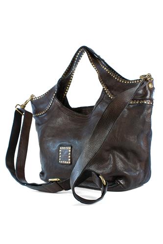 Bella Di Notte Shopping Pelle Moro Borchie