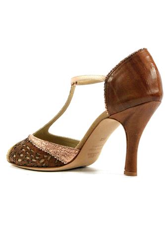 Carmen Rum Leather Chiccolate Laminate