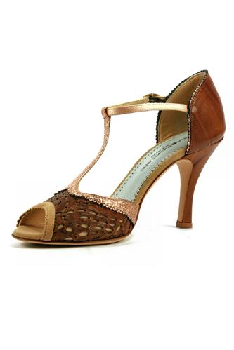 Carmen Rum Leather Chiccolate Laminate