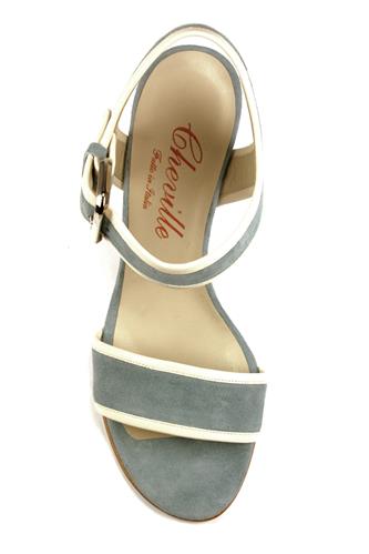 Carol Chalk Sky Blue Suede