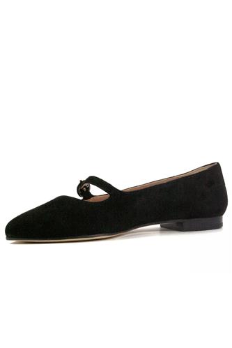 Catherine Black Suede