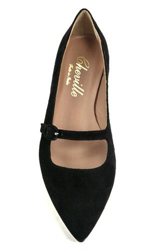 Catherine Black Suede