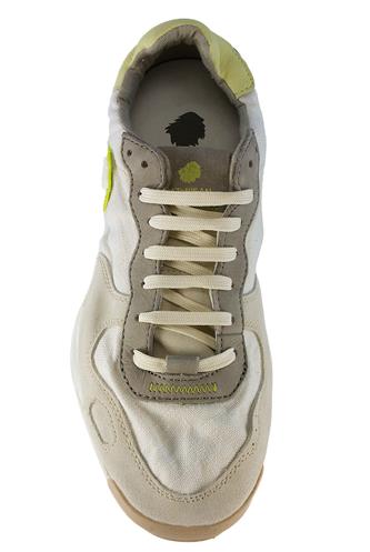 Chacrona Chantilly Cream Yellow Grey Linen Cotton