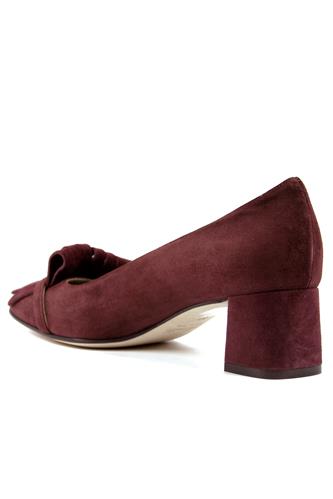 Chantal Fringes Bordeaux Suede