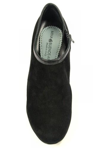 Deborah Black Suede Leather Profile