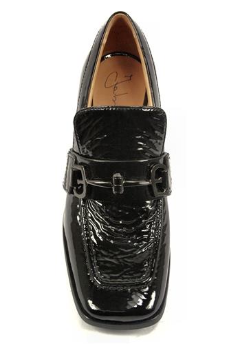 Moccasin Black Gelè Mousse Patent Leather