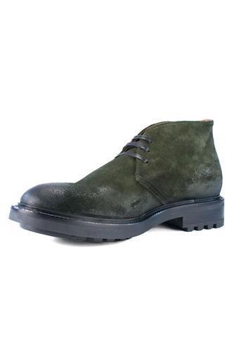 High Derby Wash Forest Aged Suede
