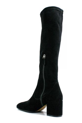 Hampshire Black Stretch Suede