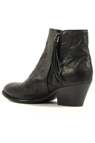 Helene Black Leather