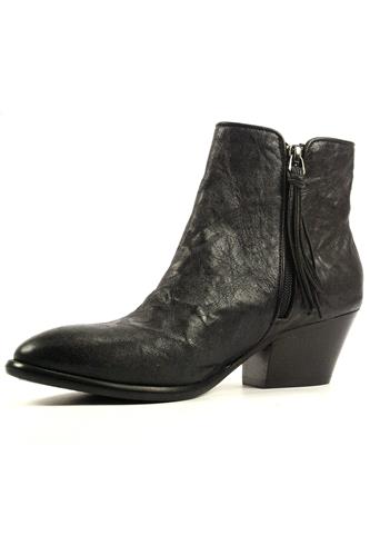 Helene Black Leather