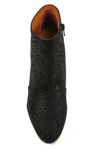 Huba Printed Leather Marga Black